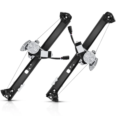 2 Pcs Rear Power Window Regulator with Motor