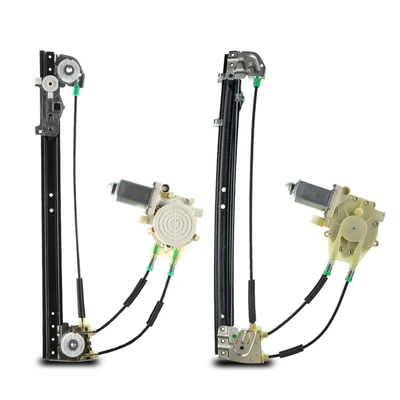 2 Pcs Rear Power Window Regulator with Motor