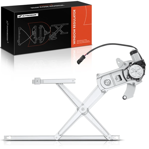 1997-2004 Dodge Dakota 1-Pc Power Window Regulator and Motor Assembly Front Left Driver Side Electric with Motor A-Premium APWR1364