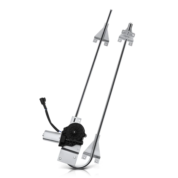 2003-2005 Peterbilt 379 1-Pc Power Window Regulator and Motor Assembly Front Right Passenger Side Electric with Motor A-Premium APWR1140