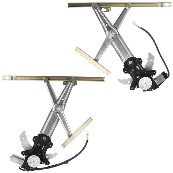 2 Pcs Front Power Window Regulator with Motor for Honda Civic 88-91