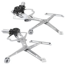 2 Pcs Front Power Window Regulator with Motor