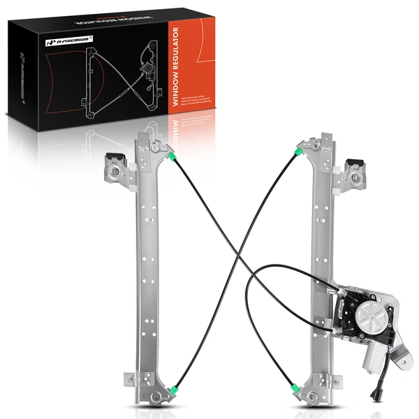 2002-2006 Cadillac Escalade EXT 1-Pc Power Window Regulator and Motor Assembly Rear Left Driver Side Electric with Motor A-Premium APWR0096