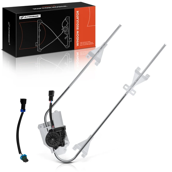 2000-2007 International Harvester 5900i 1-Pc Power Window Regulator and Motor Assembly Front Right Passenger Side Electric with Motor A-Premium APWR1133