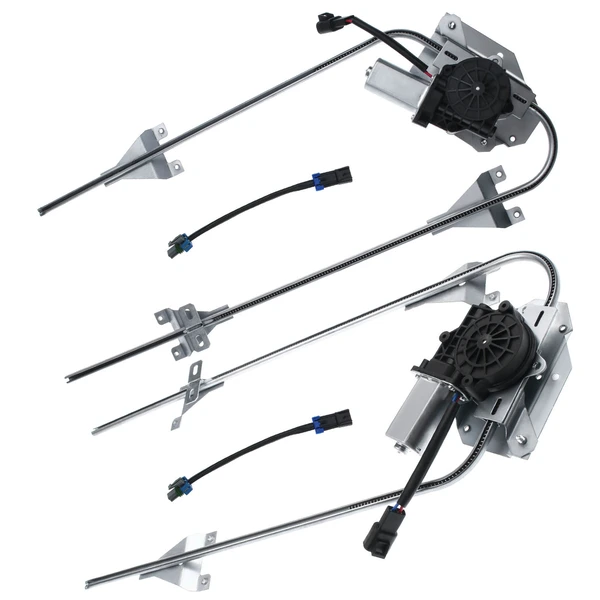 2000-2007 International Harvester 5600i 2-Pc Window Regulator and Motor Kit Front Driver & Passenger Electric with Motor A-Premium APWR1499
