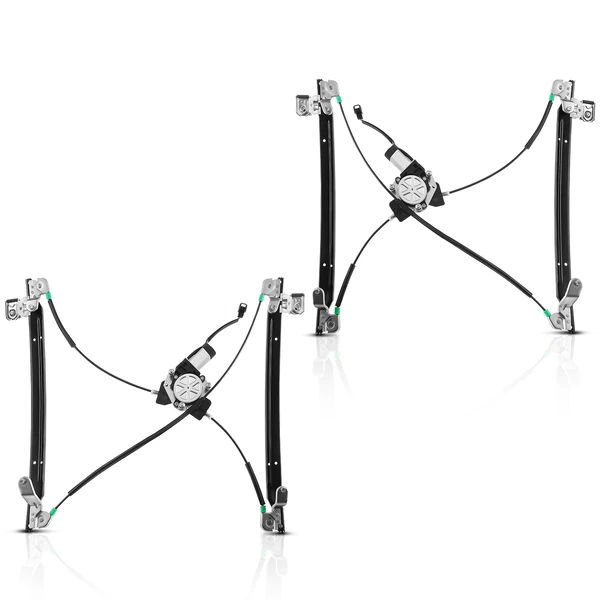 2004-2007 Dodge Caravan 2-Pc Window Regulator and Motor Kit Front Driver & Passenger Electric with Motor A-Premium APWR0913