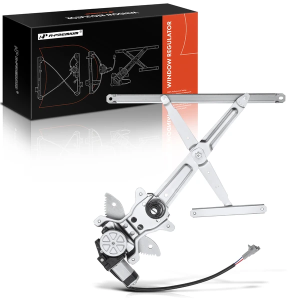 1990-1995 Toyota 4Runner 1-Pc Power Window Regulator and Motor Assembly Front Left Driver Side Electric with Motor A-Premium APWR2611