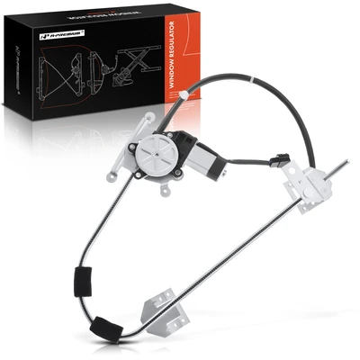 1991-1992 Jeep Comanche 1pc Power Window Regulator and Motor Assembly Front Right Passenger Side Electric with Motor A-Premium APWR0373
