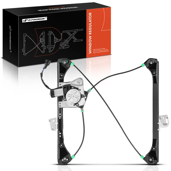 1999-2004 Oldsmobile Alero 1-Pc Power Window Regulator and Motor Assembly Front Right Passenger Side Electric with Motor A-Premium APWR0380
