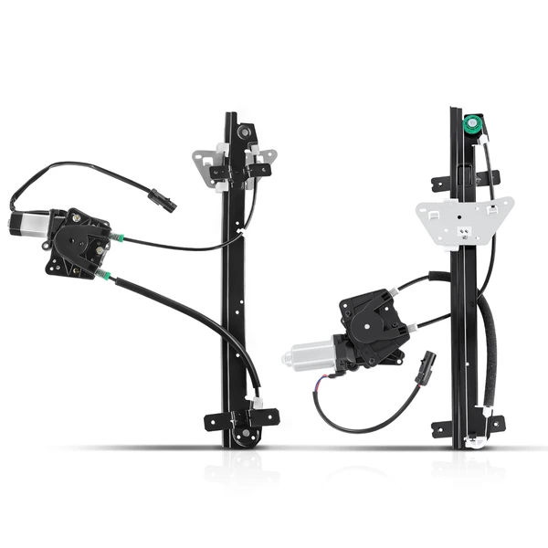 2000-2004 Dodge Dakota 2-Pc Window Regulator and Motor Kit Front Driver & Passenger Electric with Motor A-Premium APWR0136