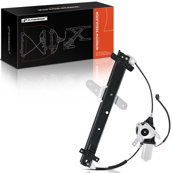 2003-2004 Mercury Marauder 1-Pc Power Window Regulator and Motor Assembly Front Left Driver Side Electric with Motor A-Premium APWR0138