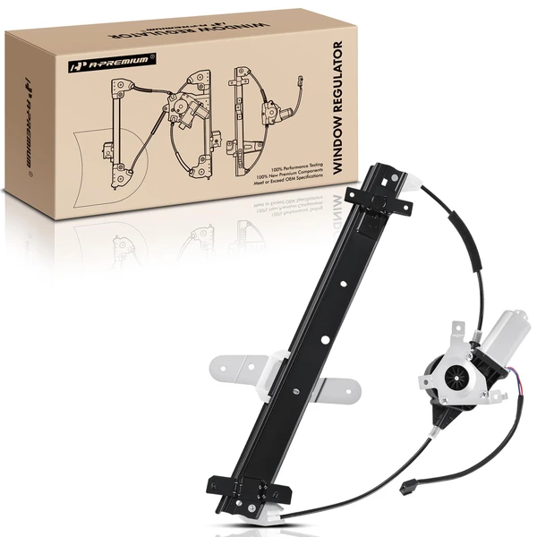1992-2010 Mercury Grand Marquis 1-Pc Power Window Regulator and Motor Assembly Front Right Passenger Side Electric with Motor A-Premium APWR0104