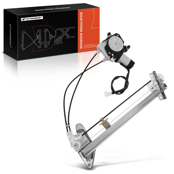 1989-1992 Ford Probe 1-Pc Power Window Regulator and Motor Assembly Front Right Passenger Side Electric with Motor A-Premium APWR1987