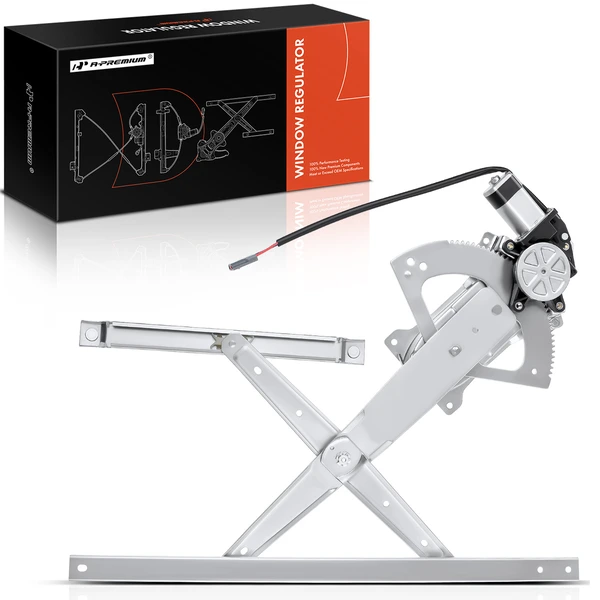 1991-1994 Mazda Navajo 1-Pc Power Window Regulator and Motor Assembly Front Left Driver Side Electric with Motor A-Premium APWR1679