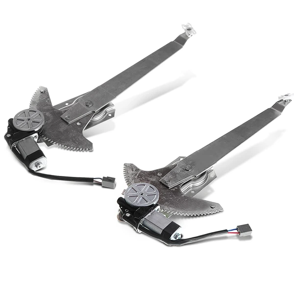1980-1997 Ford F-350 2-Pc Window Regulator and Motor Kit Front Driver & Passenger Electric with Motor A-Premium APWR0533