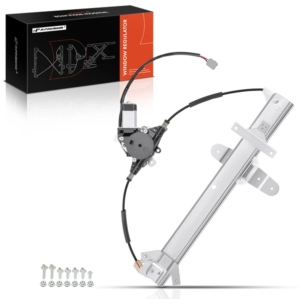 2003-2004 Mercury Marauder 1-Pc Power Window Regulator and Motor Assembly Rear Left Driver Side Electric with Motor A-Premium APWR1377