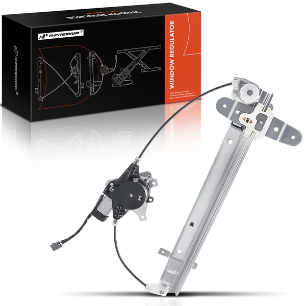 1998-2011 Lincoln Town Car 1-Pc Power Window Regulator and Motor Assembly Rear Left Driver Side Electric with Motor A-Premium APWR0384