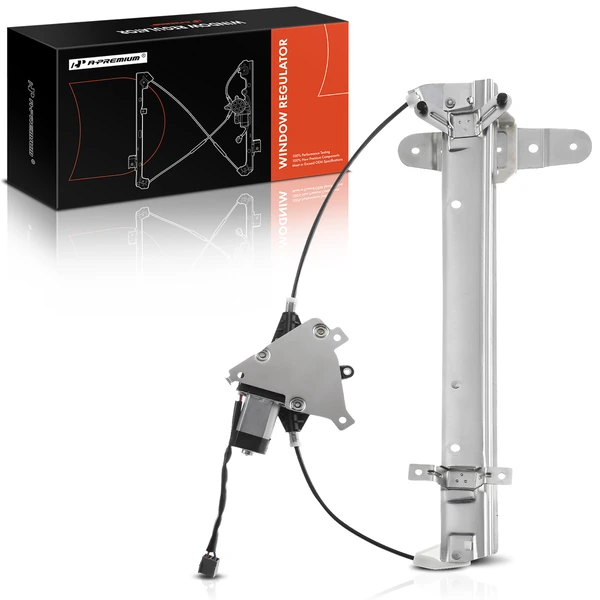 Rear Passenger Power Window Motor & Regulator Assembly for Lincoln Town Car 1998-2011