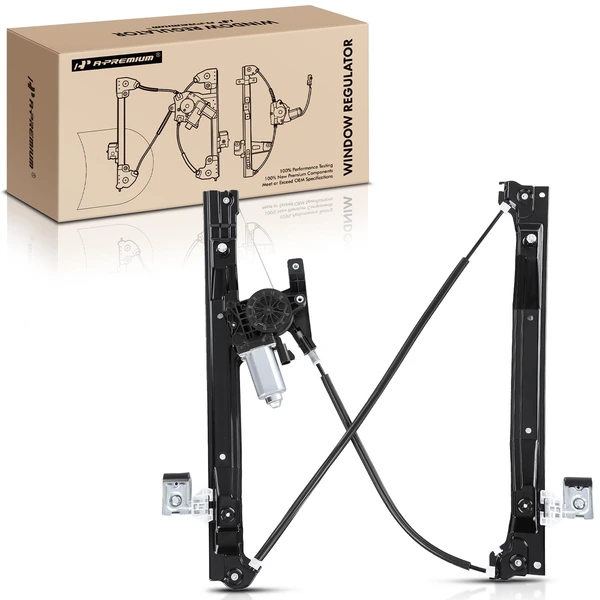 2004-2005 GMC Envoy XUV 1-Pc Power Window Regulator and Motor Assembly Front Right Passenger Side Electric with Motor A-Premium APWR0107