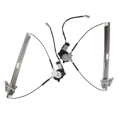 2 Pcs Front Power Window Regulator with Motor
