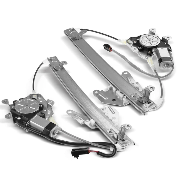 1991-1994 Nissan Sentra 2-Pc Window Regulator and Motor Kit Rear Driver & Passenger Electric with Motor A-Premium APWR1542