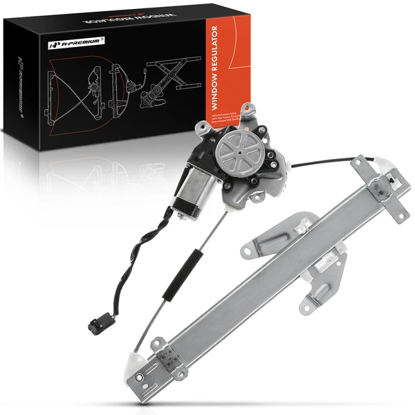 1995-1999 Nissan Sentra 1-Pc Power Window Regulator and Motor Assembly Rear Left Driver Side Electric with Motor A-Premium APWR0622