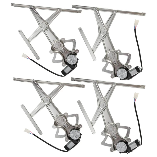 2005-2015 Toyota Tacoma 4-Pc Window Regulator and Motor Kit Front & Rear Electric with Motor A-Premium APWR1083