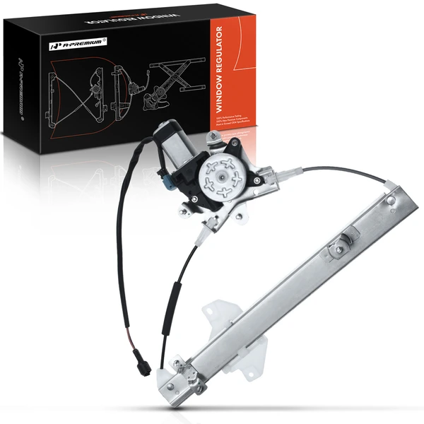 1996-2000 Hyundai Elantra 1-Pc Power Window Regulator and Motor Assembly Rear Left Driver Side Electric with Motor A-Premium APWR2525