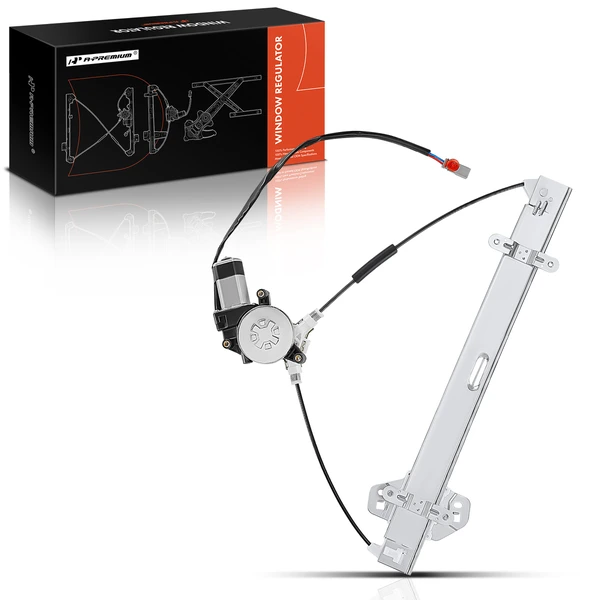 2001-2005 Honda Civic 1-Pc Power Window Regulator and Motor Assembly Front Right Passenger Side Electric with Motor A-Premium APWR0563