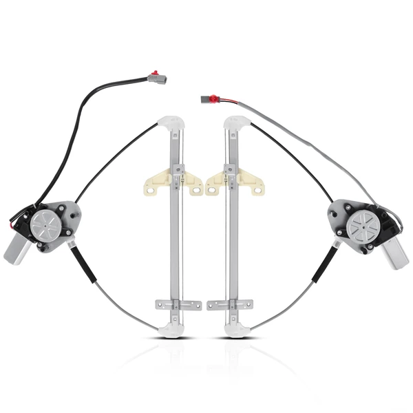2001-2005 Honda Civic 2-Pc Window Regulator and Motor Kit Rear Driver & Passenger Electric with Motor A-Premium APWR0998