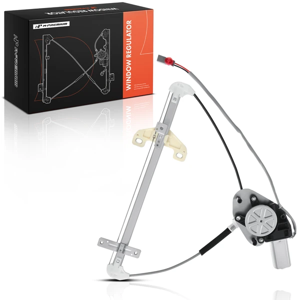 2001-2005 Honda Civic 1-Pc Power Window Regulator and Motor Assembly Rear Right Passenger Side Electric with Motor A-Premium APWR0565