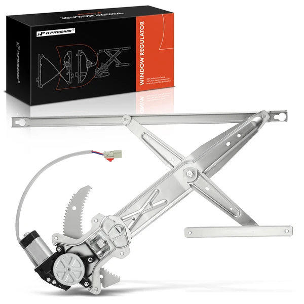 1992-1995 Honda Civic 1-Pc Power Window Regulator and Motor Assembly Front Right Passenger Side Electric with Motor A-Premium APWR1683