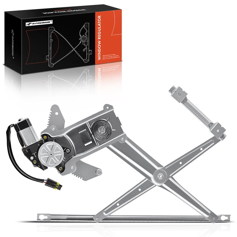 2000-2001 Dodge Ram 1500 1-Pc Power Window Regulator and Motor Assembly Front Right Passenger Side Electric with Motor A-Premium APWR0108