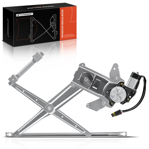 1994-2002 Dodge Ram 3500 1-Pc Power Window Regulator and Motor Assembly Front Left Driver Side Electric with Motor A-Premium APWR0110