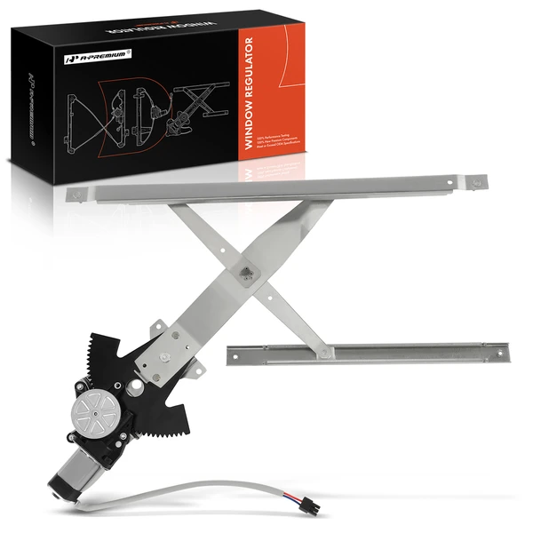 1996-2005 Pontiac Sunfire 1-Pc Power Window Regulator and Motor Assembly Front Right Passenger Side Electric with Motor A-Premium APWR1384