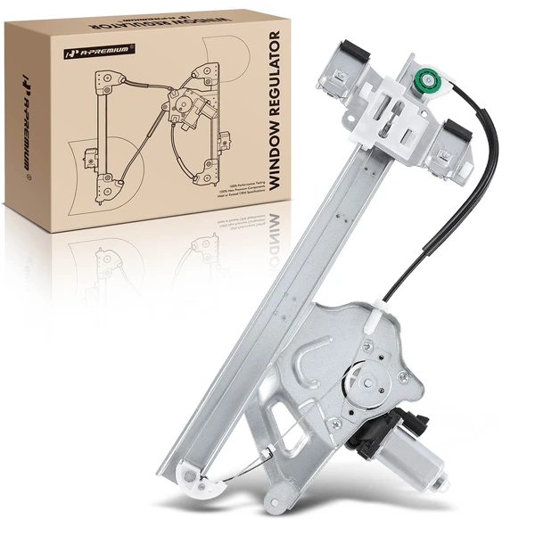 2000-2005 Buick LeSabre 1-Pc Power Window Regulator and Motor Assembly Front Right Passenger Side Electric with Motor A-Premium APWR0111