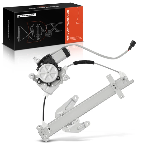 2002-2004 Infiniti I35 1-Pc Power Window Regulator and Motor Assembly Rear Right Passenger Side Electric with Motor A-Premium APWR0609