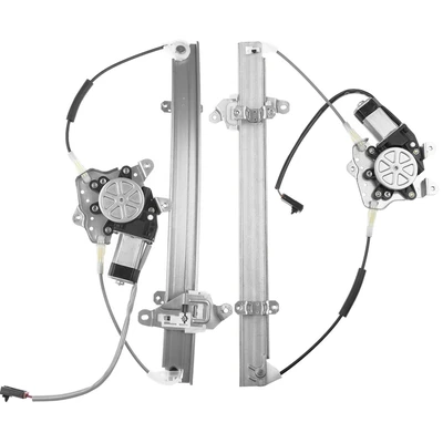 2 Pcs Front Power Window Regulator with Motor