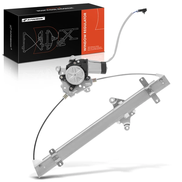 1989-1994 Nissan Maxima 1-Pc Power Window Regulator and Motor Assembly Front Left Driver Side Electric with Motor A-Premium APWR1680