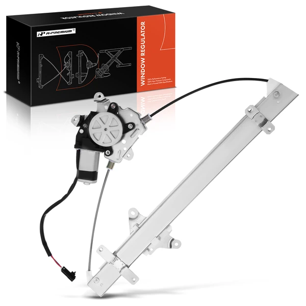 1989-1994 Nissan Maxima 1-Pc Power Window Regulator and Motor Assembly Front Right Passenger Side Electric with Motor A-Premium APWR1988