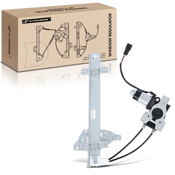 1997-2005 Buick Century 1-Pc Power Window Regulator and Motor Assembly Rear Right Passenger Side Electric with Motor A-Premium WR0145