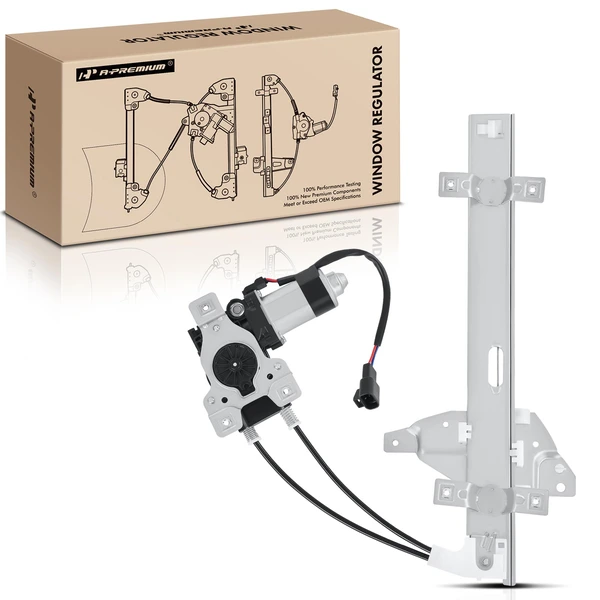 1997-2005 Buick Century 1-Pc Power Window Regulator and Motor Assembly Rear Left Driver Side Electric with Motor A-Premium WR0144