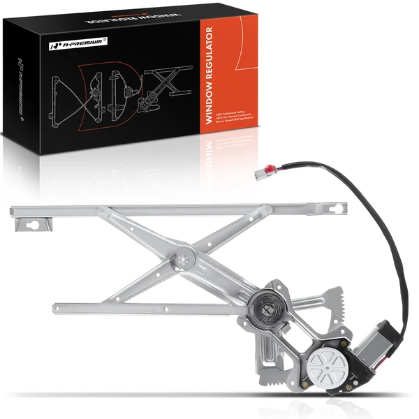 Front Passenger Power Window Motor & Regulator Assembly for Honda Accord 90-93