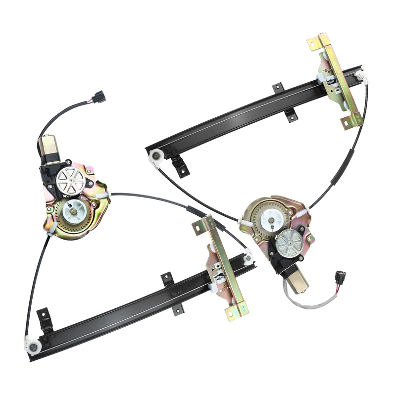 2 Pcs Front Power Window Regulator with Motor for Honda Passport Isuzu Rodeo 94-97