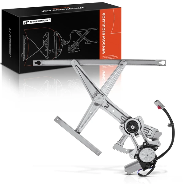 1990-1993 Honda Accord 1-Pc Power Window Regulator and Motor Assembly Front Left Driver Side Electric with Motor A-Premium APWR2001