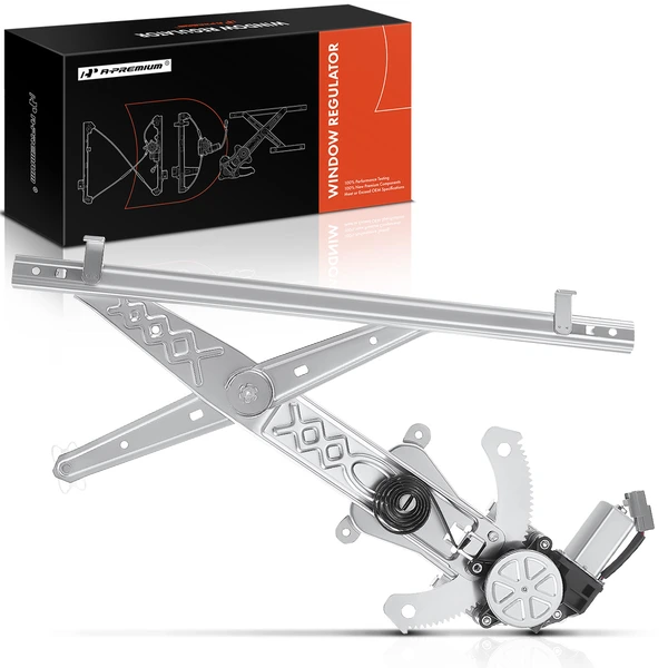 2004-2007 Mercury Monterey 1-Pc Power Window Regulator and Motor Assembly Front Left Driver Side Electric with Motor A-Premium APWR0310