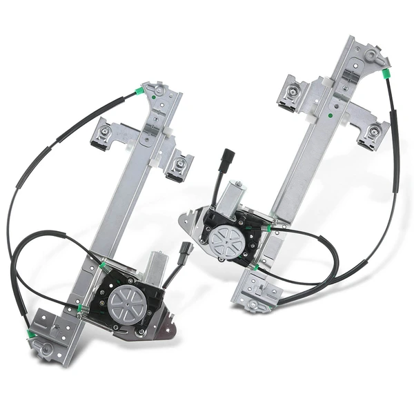 2002-2009 GMC Envoy 2-Pc Window Regulator and Motor Kit Rear Driver & Passenger Electric with Motor A-Premium APWR0938