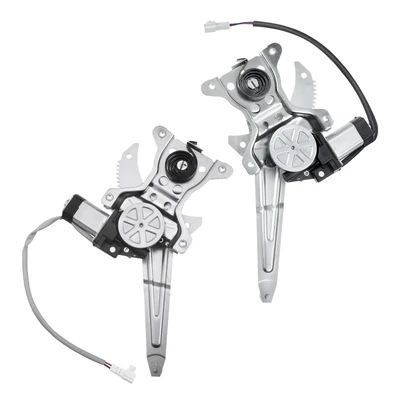 2 Pcs Rear Power Window Regulator with Motor