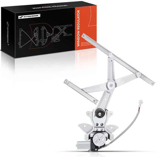 1998-2002 Toyota Corolla 1-Pc Power Window Regulator and Motor Assembly Front Right Passenger Side Electric with Motor A-Premium APWR1389