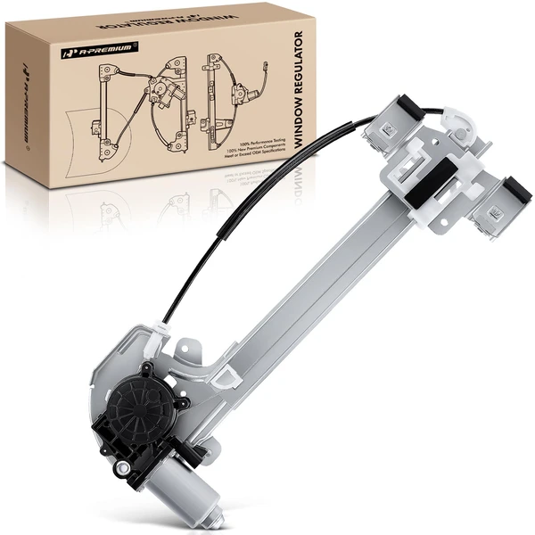 2000-2005 Buick LeSabre 1-Pc Power Window Regulator and Motor Assembly Rear Right Passenger Side Electric with Motor A-Premium APWR0117
